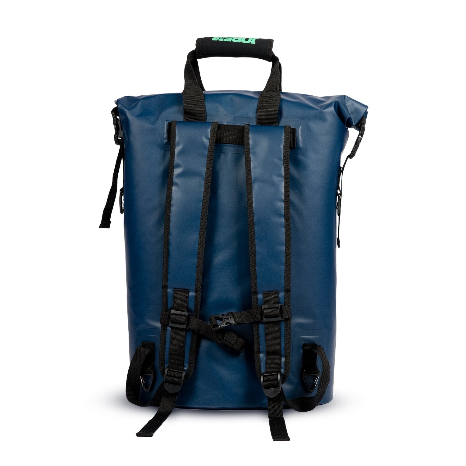 Outdoor Hub Limited Jobe waterproof cooler bag in midnight blue, showing its durable design and zipper closure for outdoor use.