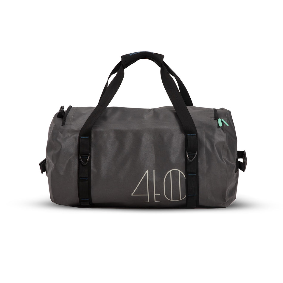 Grey Jobe Water Repellent Dufflebag by Outdoor Hub Limited with sturdy handles and water-resistant fabric for travel and outdoor use.