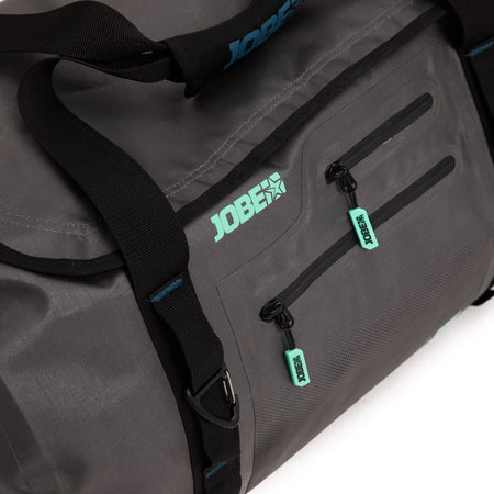 Grey Jobe Water Repellent Dufflebag by Outdoor Hub Limited, shown with sturdy handles and water-resistant fabric for travel and sports.