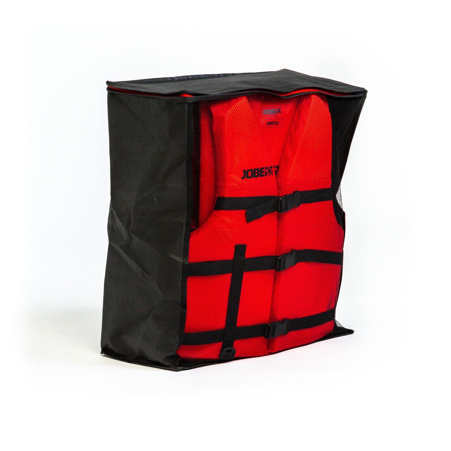 Jobe Universal Package from Outdoor Hub Limited includes water sports gear with a boat and accessories, set outdoors on a dock.