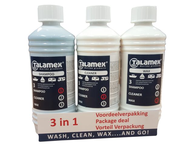 Talamex Maintenace Kit, Shampoo Cleaner & Wax